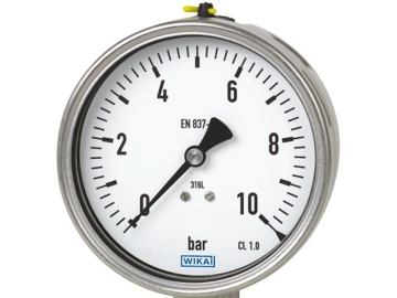 232.50, 233.50波登管壓力表，不銹鋼材質