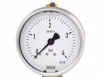 113.53波登管壓力表，銅合金材質(zhì)