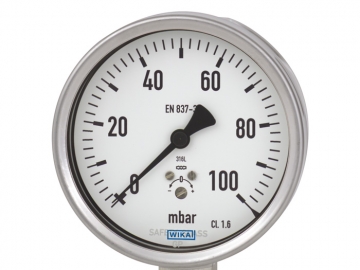 632.50, 633.50膜盒式壓力表，不銹鋼材質(zhì)