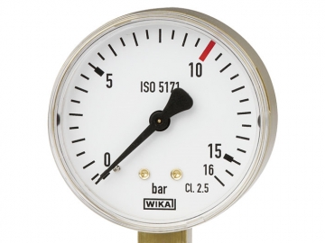 111.11, 111.31波登管壓力表，銅合金材質(zhì)