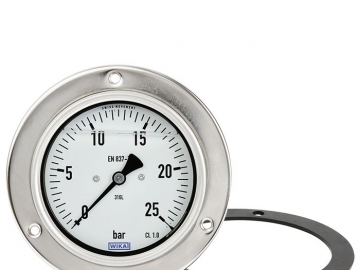 PG23CP波登管壓力表，不銹鋼材質(zhì)