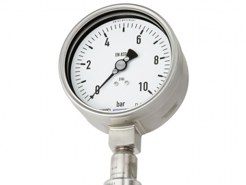 DSS18F符合EN837-1標(biāo)準(zhǔn)的壓力表組裝隔膜密封